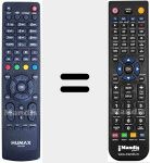 Replacement remote control for RM-E09 (ver. 2)